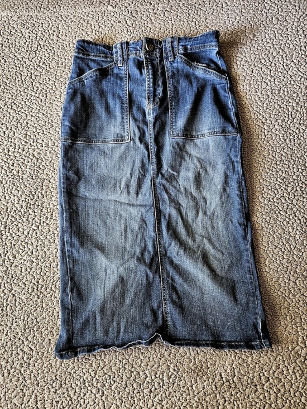 Blue Denim Jean Skirt
